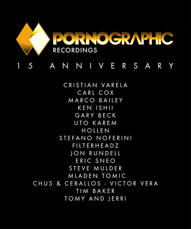 pornographic artistas 15 aniversario