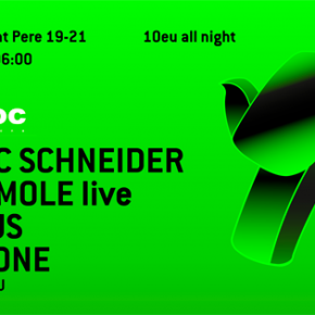 Plaza presenta:  The Mole Live ! + Marc Schneider + Mirus & Nerone at Bloc  ( jueves 5 diciembre)