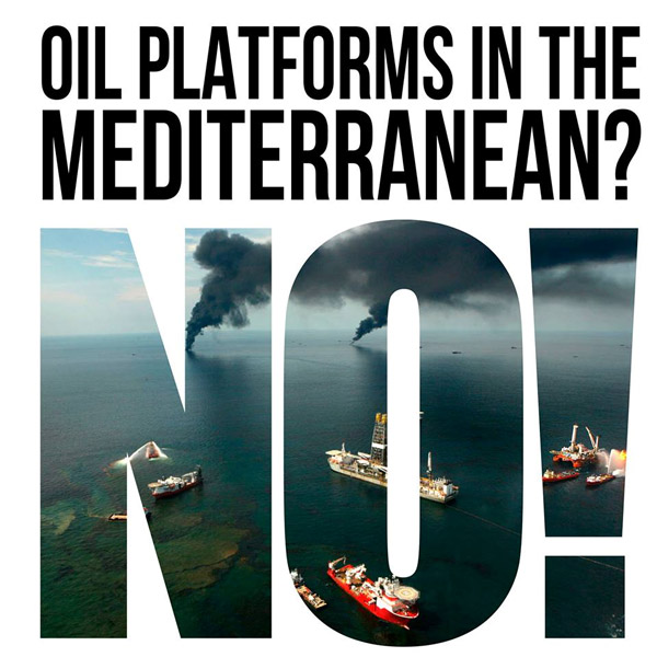#Eivissadiuno  #Ibizasaysno NO a las prospecciones petrolíferas en el Mediterráneo!!!