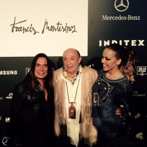 SuperMartXé & Francis Montesinos juntos en la Mercedes Benz Madrid Fashion Week | patcomunicaciones.com