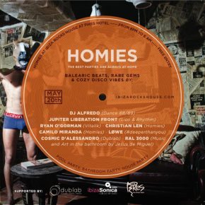 DJ Alfredo,  Ryan O´Gorman, Jupiter Liberation Front, Lowe, Christian Len & Camilo Miranda ... en el opening de "HOMIES"